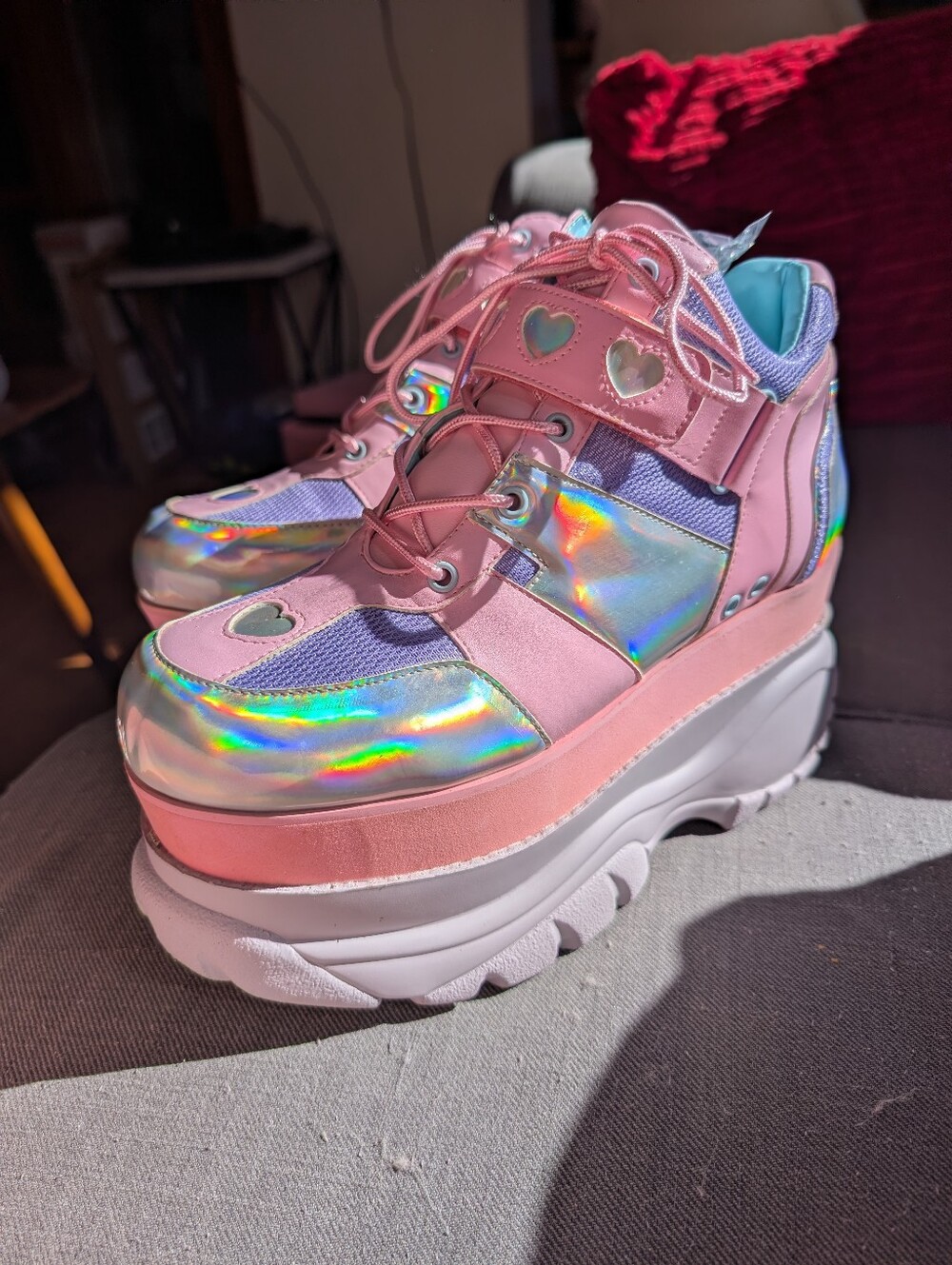 Sugar Thrillz FairyWalker Chunky Platform Sneakers In Womens US 11